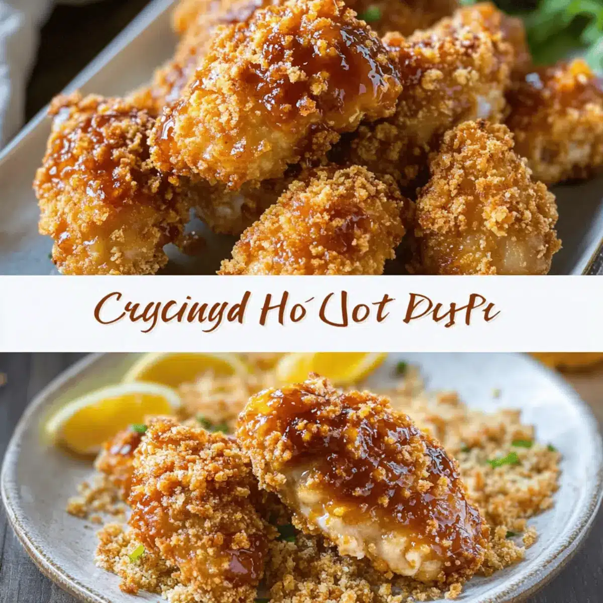 Baked Crunchy Hot Honey Chicken Recipe