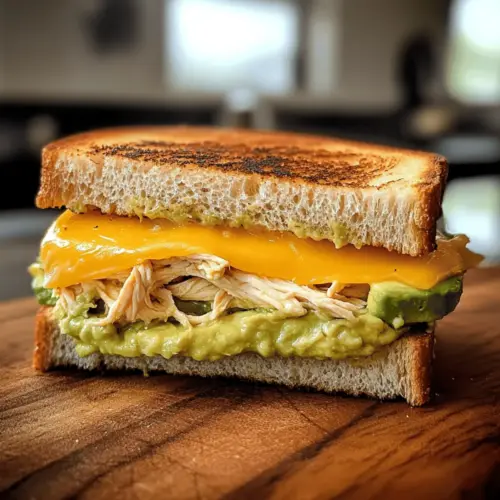 Chicken Avocado Melt Sandwich