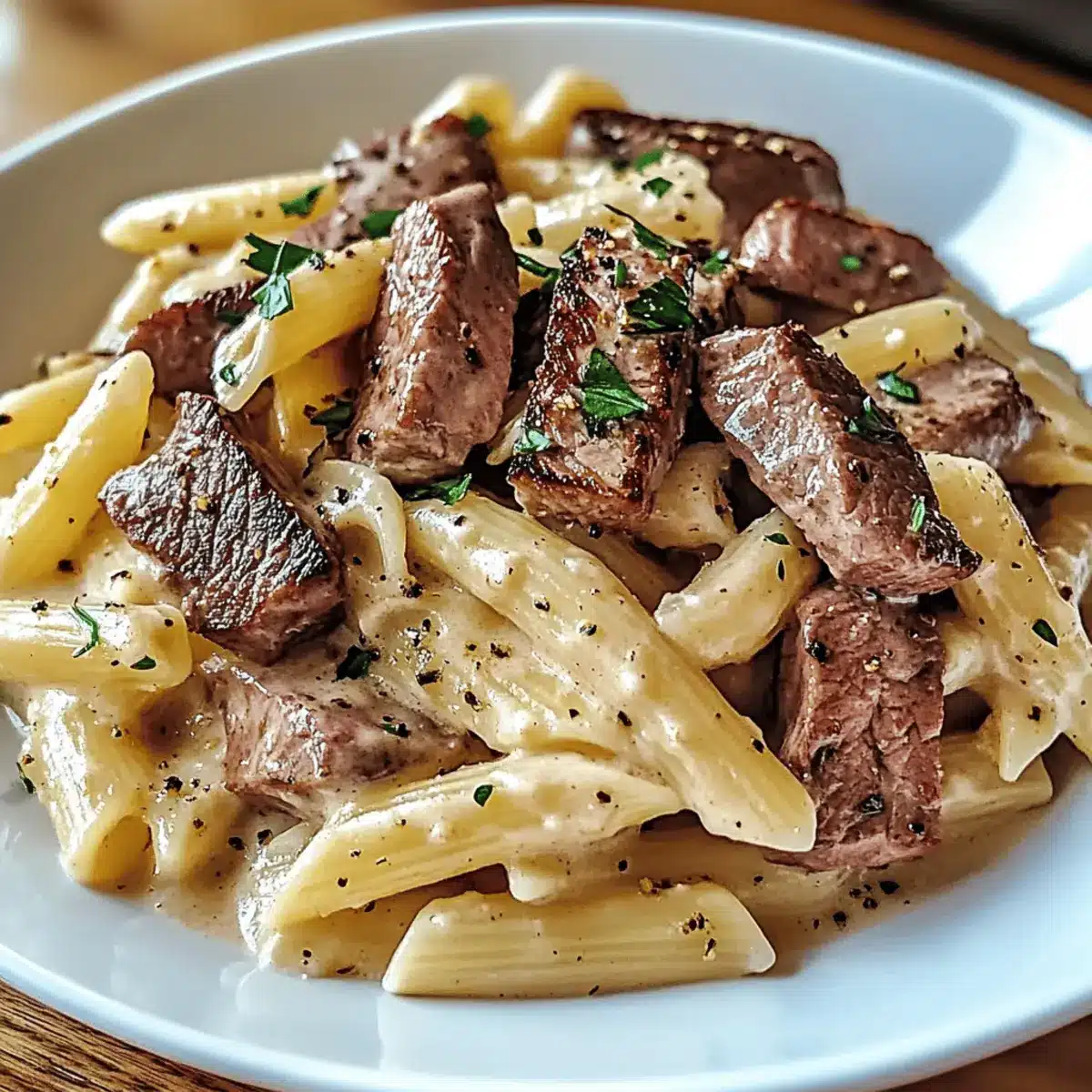 Creamy Steak Pasta Recipe