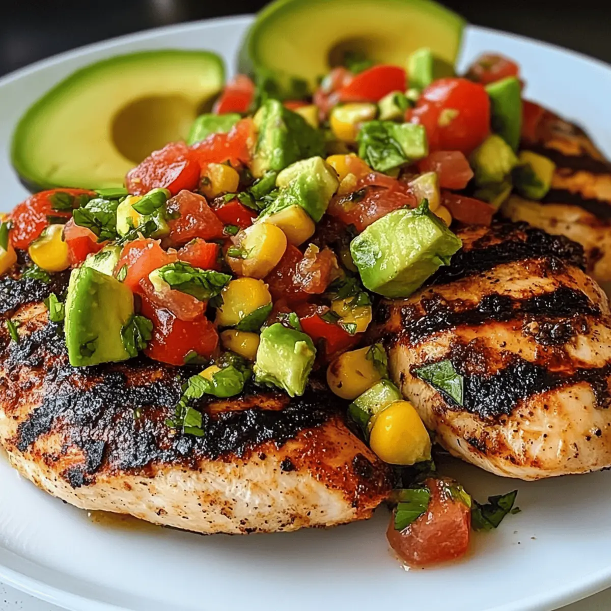 Fiesta Lime Chicken Recipe with Avocado