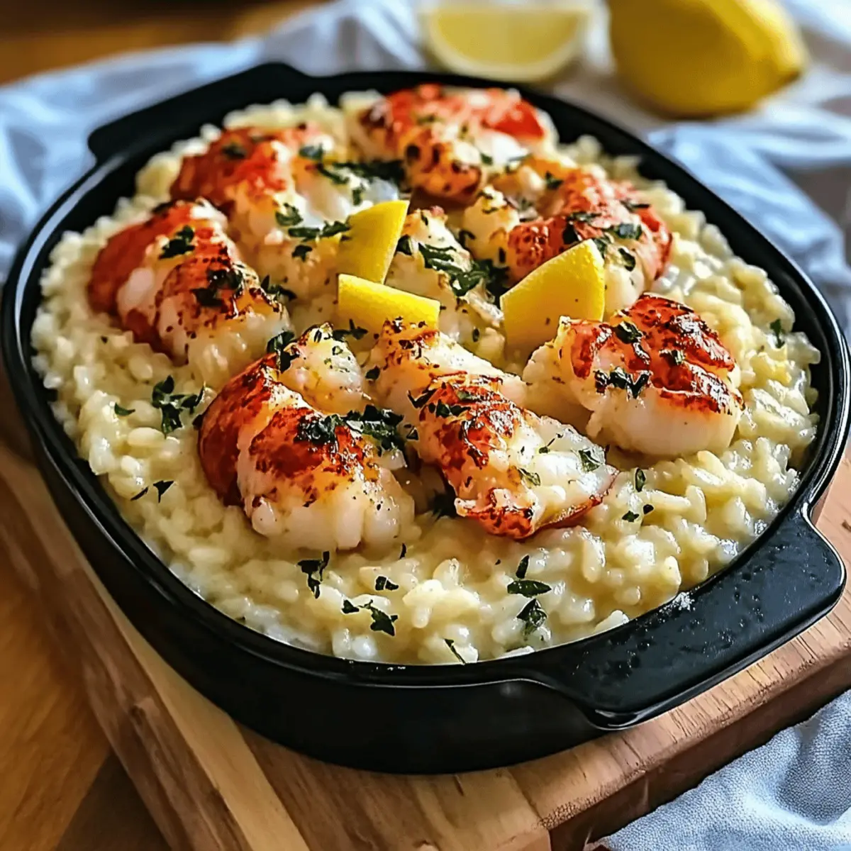 Lemon Butter Lobster Risotto