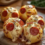 Pepperoni Pizza Bombs