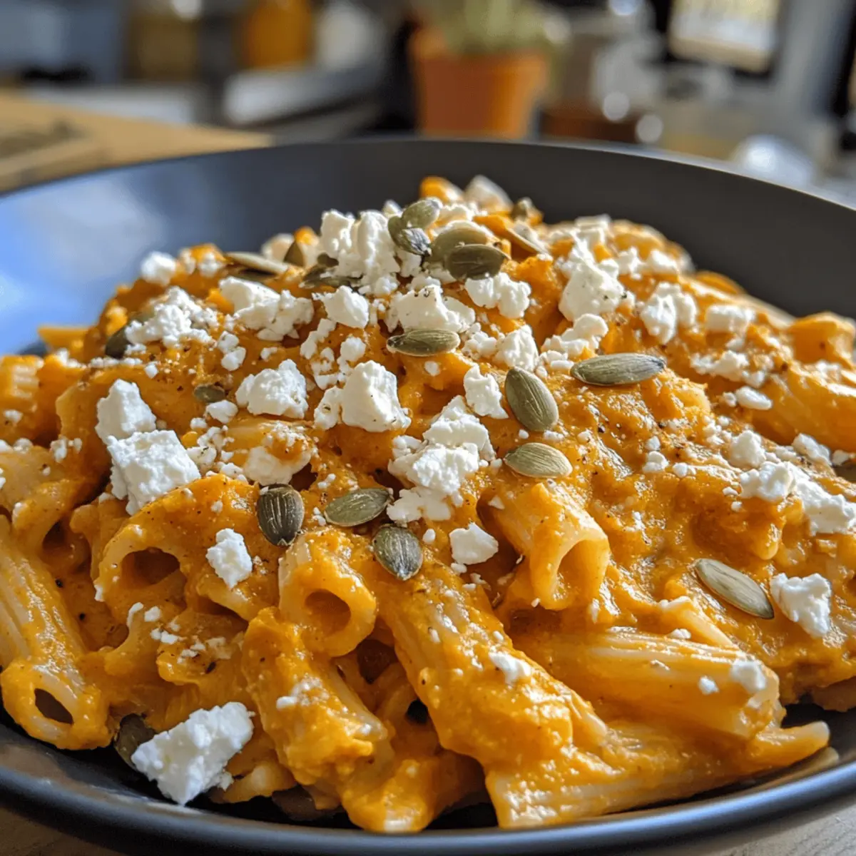 Pumpkin Feta Pasta