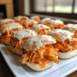 Spicy Buffalo Chicken Sliders