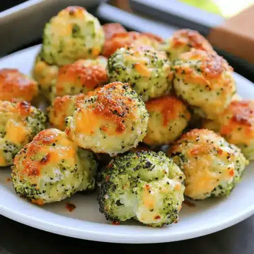 Baked Broccoli Cheese Balls