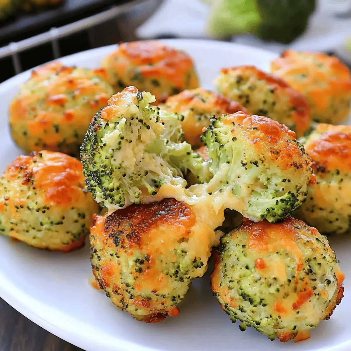 Baked Broccoli Cheese Balls