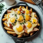 Breakfast Poutine with Hollandaise Sauce