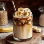 Caramelized Banana Iced Latte