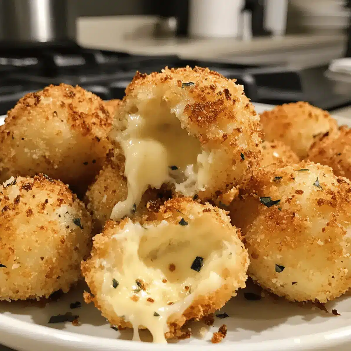 Cheesy Parmesan Mozzarella Bites