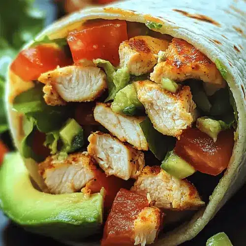 Chicken Avocado Wrap
