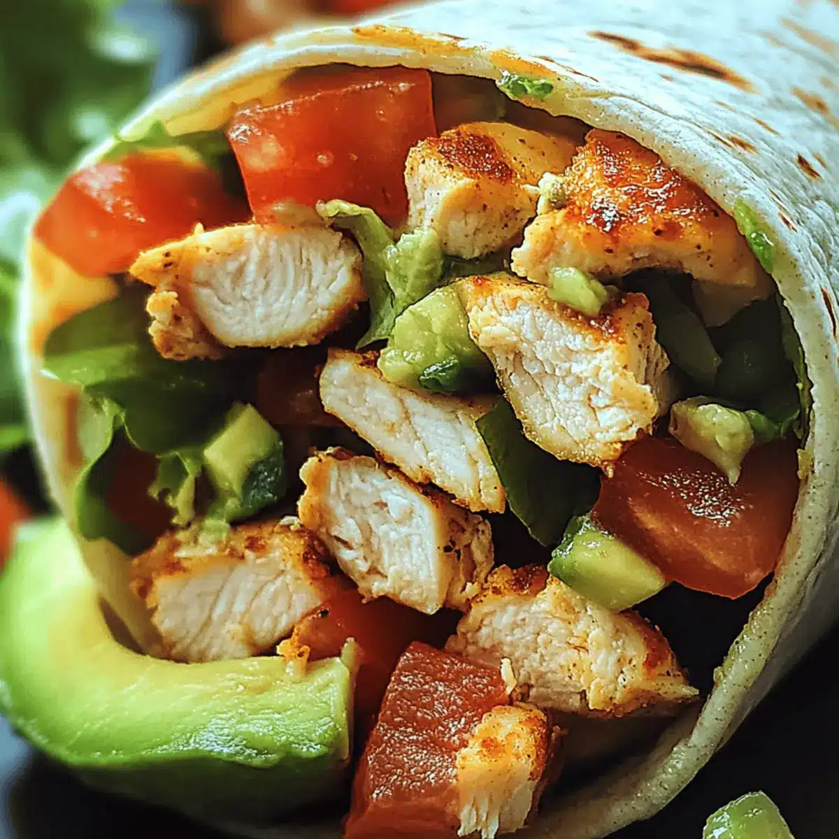 Chicken Avocado Wrap