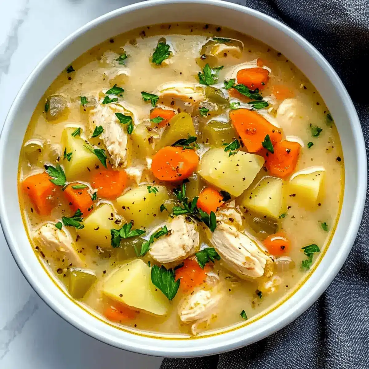 Chicken Soup with Potatoes
