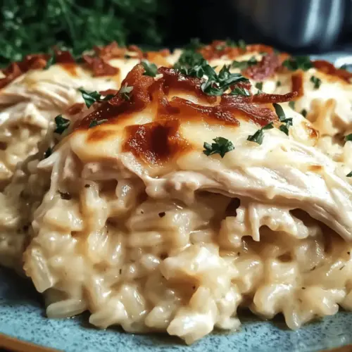 Dump-and-Bake Chicken Alfredo