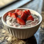 High-Protein Strawberry Chia Seed Pudding