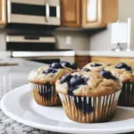 Homemade Blueberry Protein Muffins