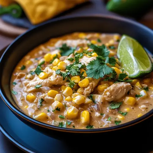 Mexican Street Corn White Chicken Chili