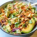 Shredded Thai Salad with Avocado