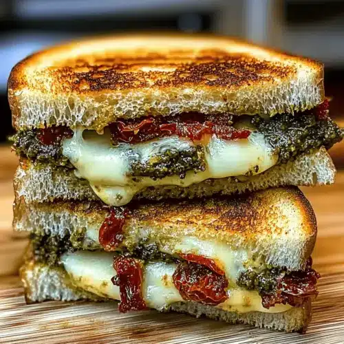 Sun-Dried Tomato Bacon Pesto Grilled Cheese