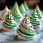 Christmas Tree Meringues