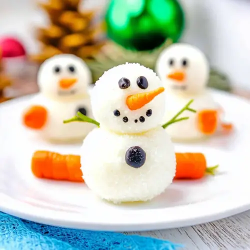 No-Bake Snowman Truffles