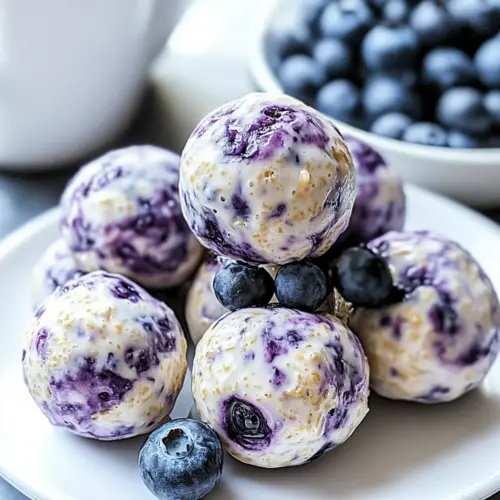 Blueberry Cheesecake Protein Bites