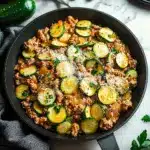 Ground Turkey and Zucchini Skillet