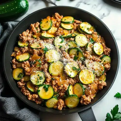 Ground Turkey and Zucchini Skillet
