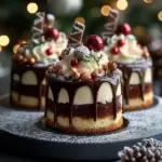 Chocolate Ganache & Festive Toppings