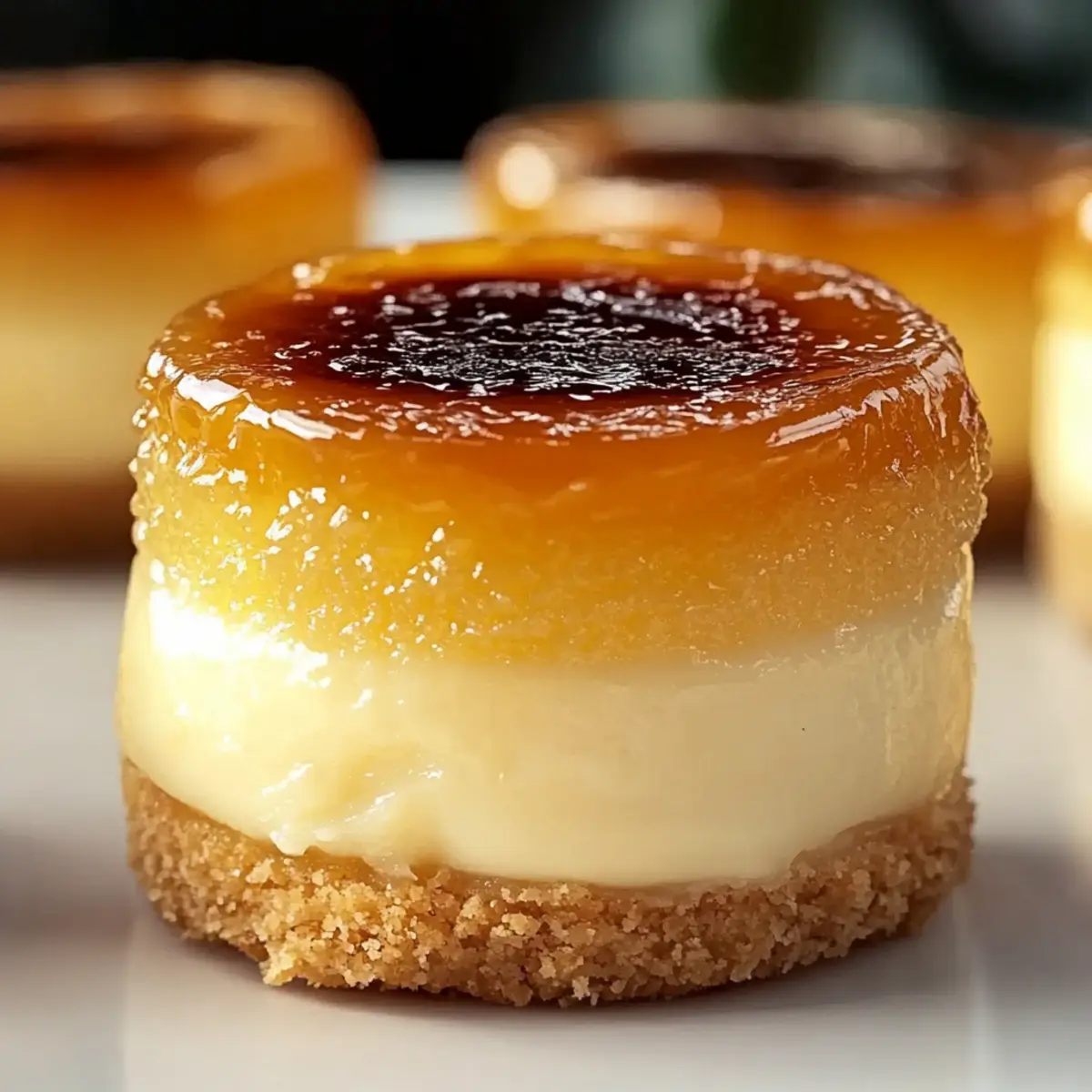 Mini Crème Brûlée Cheesecakes