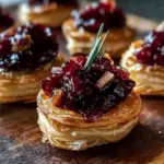 Baked Cranberry Brie Bites