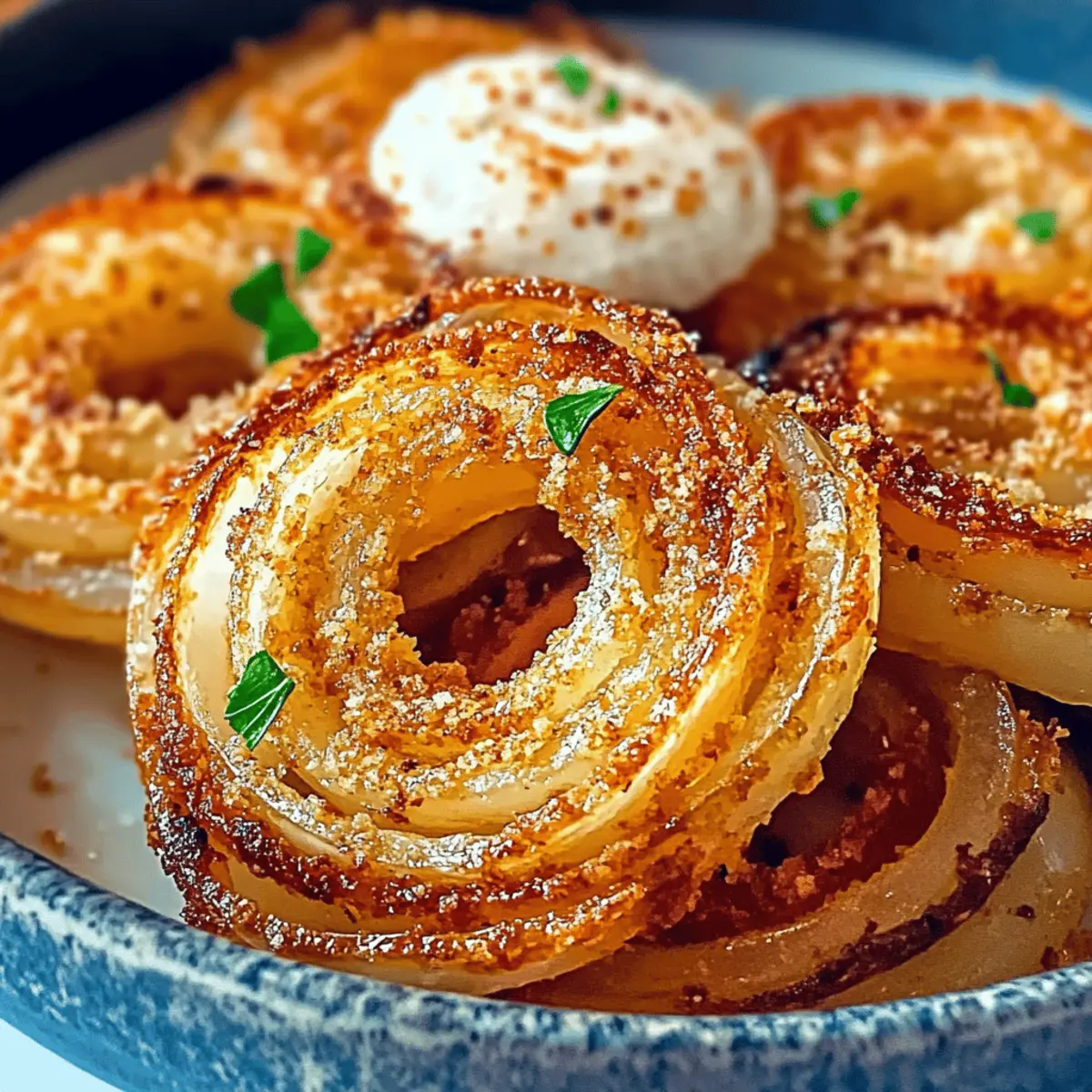 Parmesan Onion Rings