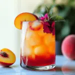 Peach Hibiscus Sunset Tea