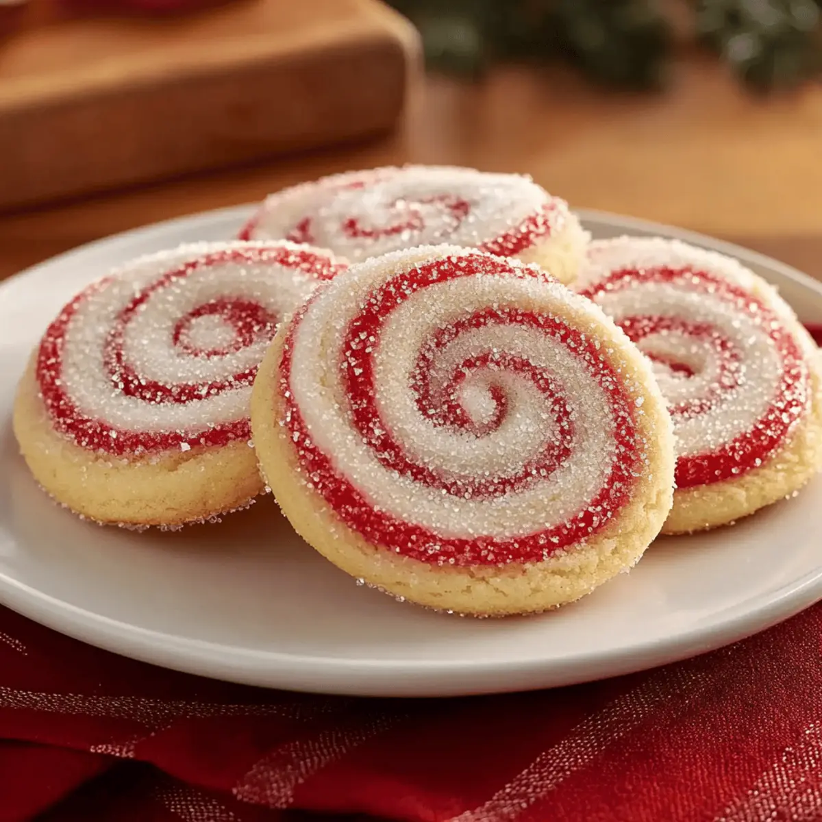 Peppermint Swirl Cookies