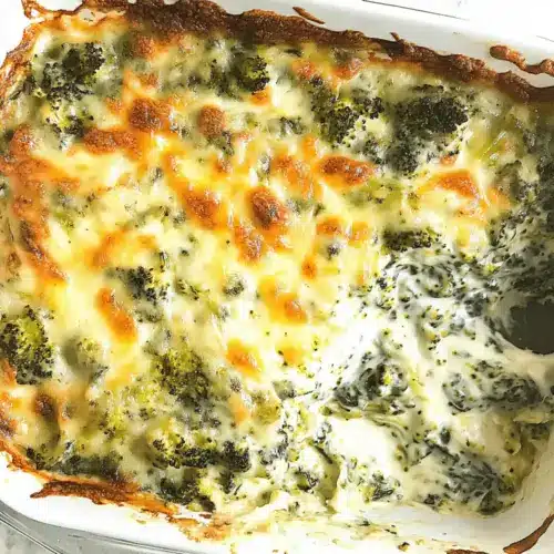 Spinach Broccoli Cheese Casserole