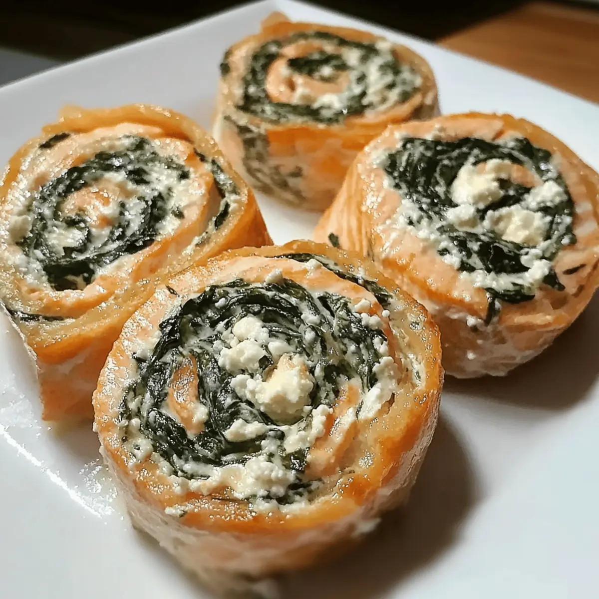 Spinach and Feta Stuffed Salmon