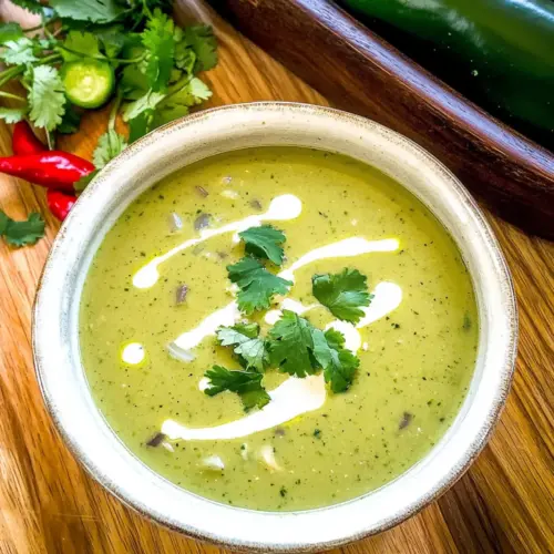 Mouthwatering Roasted Poblano Soup
