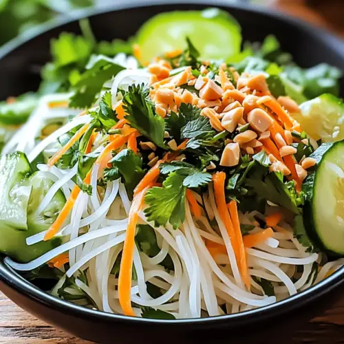 Vietnamese Noodle Salad with Tangy Dressing