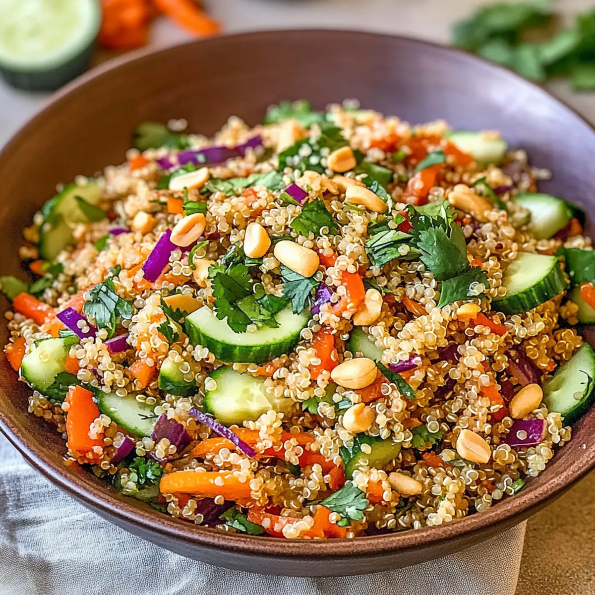 Crunchy Thai Quinoa Salad