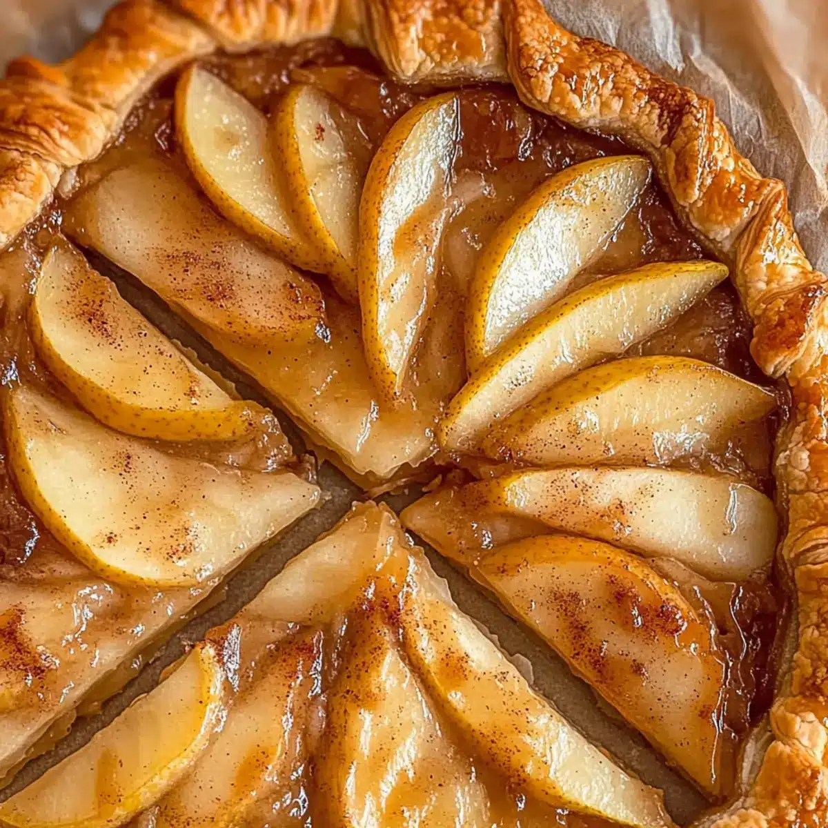 Puff Pastry Pear Galette