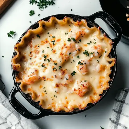 Seafood Lasagna with Lobster and Shrimp