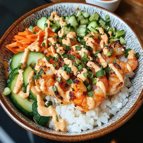 Shrimp Rice Bowls with Spicy Mayo