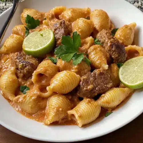 Creamy Paprika Steak Shells