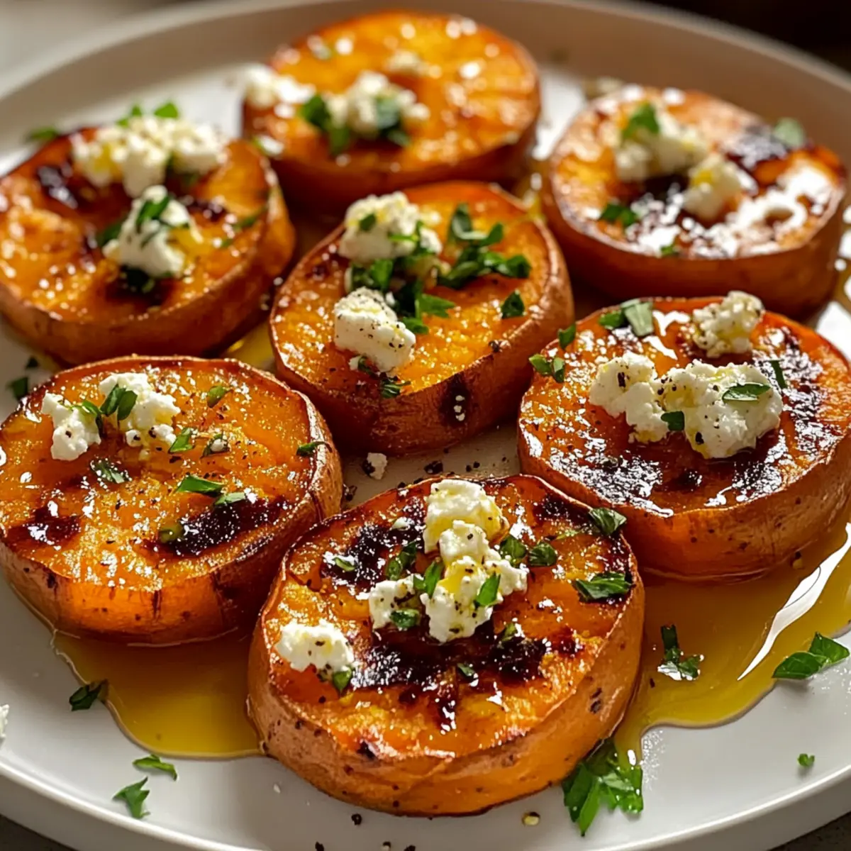 Roasted Sweet Potato Rounds