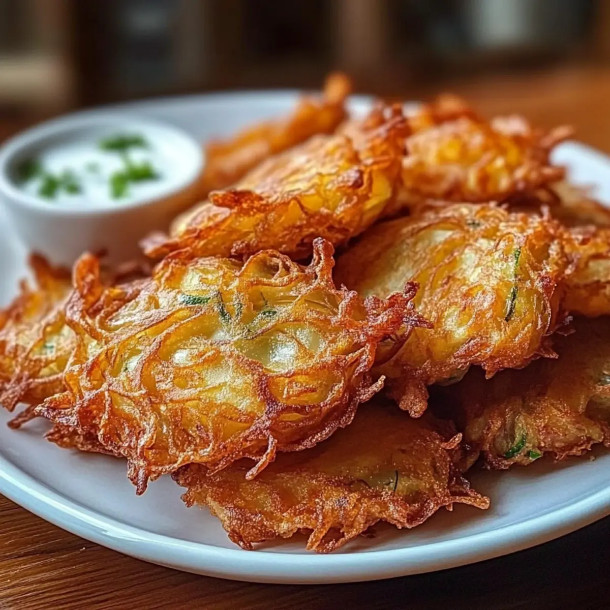 Crispy Amish Onion Fritters