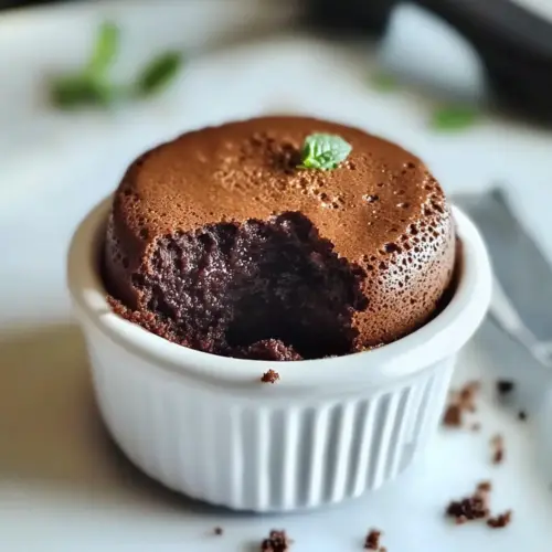 Keto Chocolate Soufflé
