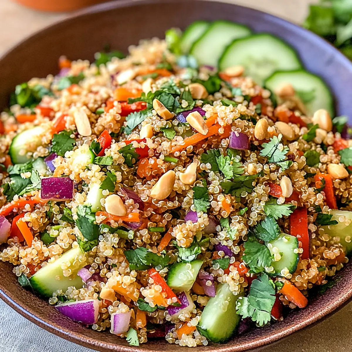 Crunchy Thai Quinoa Salad