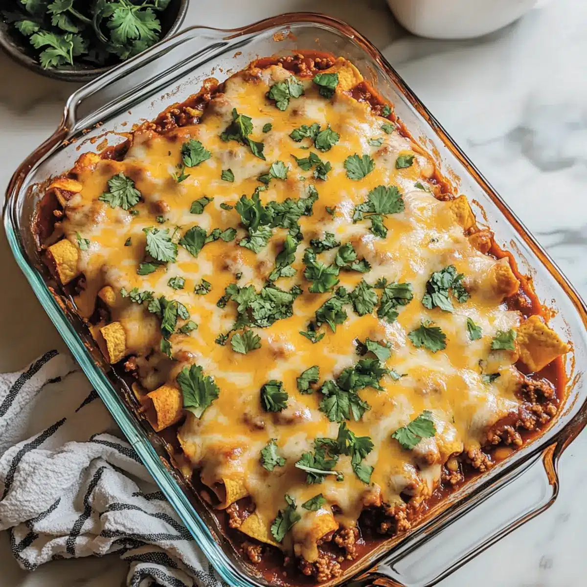 Beef Enchilada Casserole