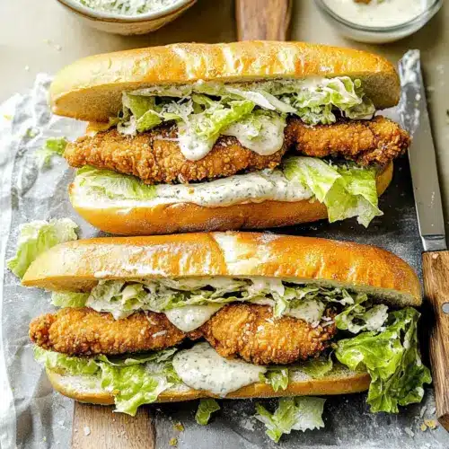 Chicken Caesar Sandwiches