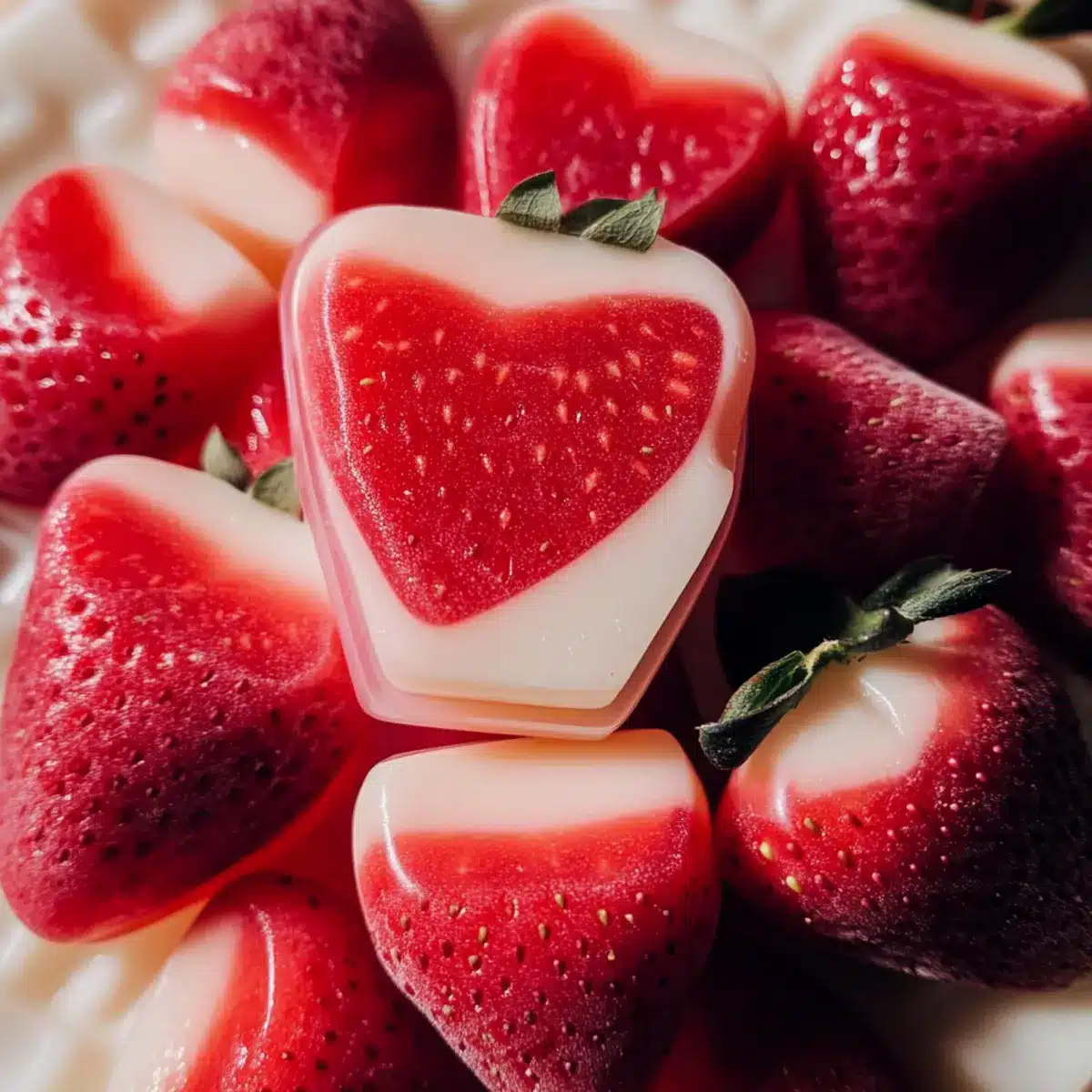 Homemade Strawberry Gummies