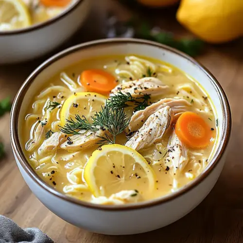 Lemon Chicken Soup